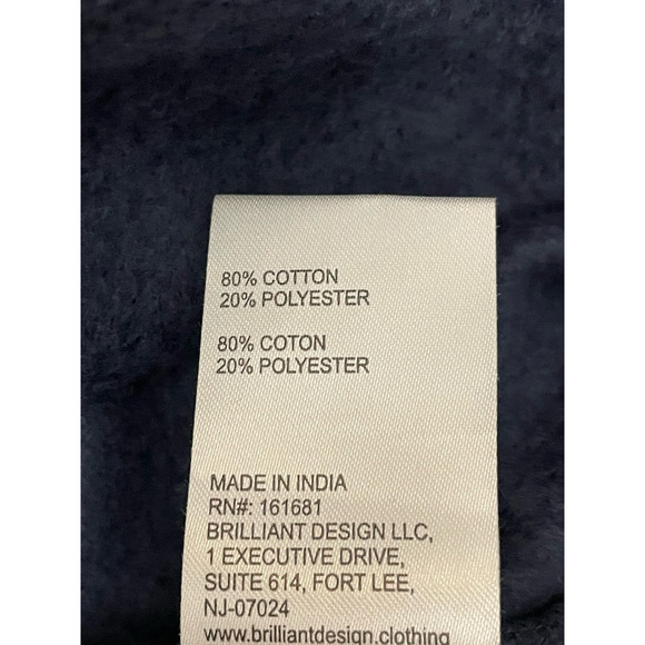 The Phluid Project Hoodie Sweatshirt Drawstring Homo Sapien Print Blue M M NWOT - Picture 9 of 9